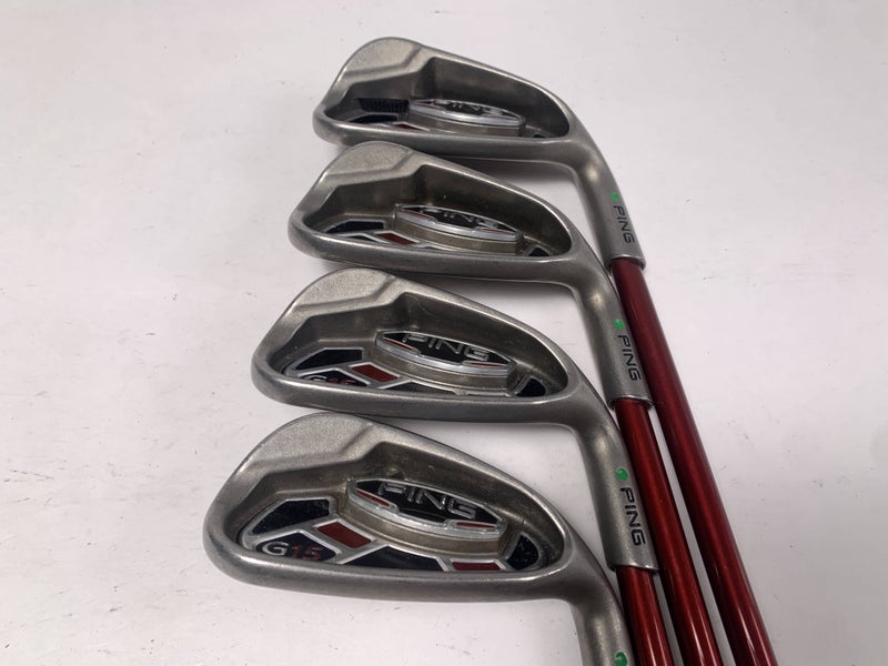 Ping G15 Iron Set 7-PW Green Dot 2* Up TFC 149 Soft Regular Senior RH