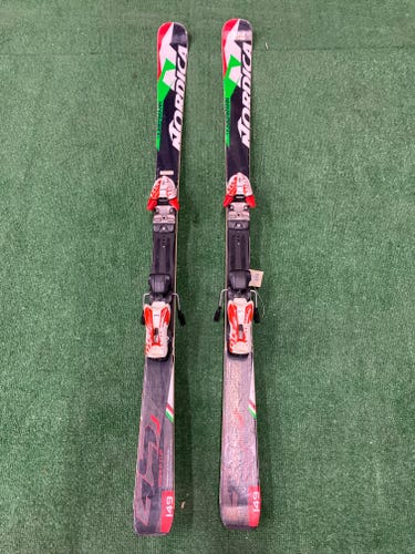 Men's Nordica Doberman GS WC 149 cm Skis With Marker Comp 10 Bindings (Used)