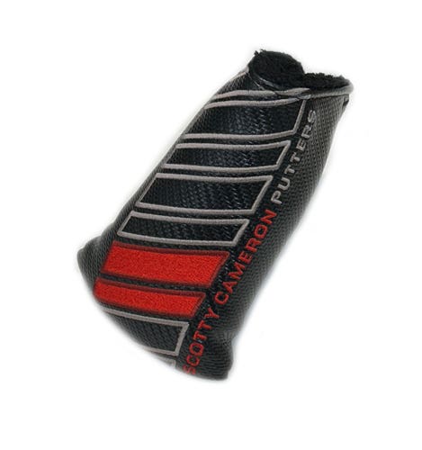 2012 Titleist Scotty Cameron Select Mid Mallet Black/Red/Grey Putter Headcover
