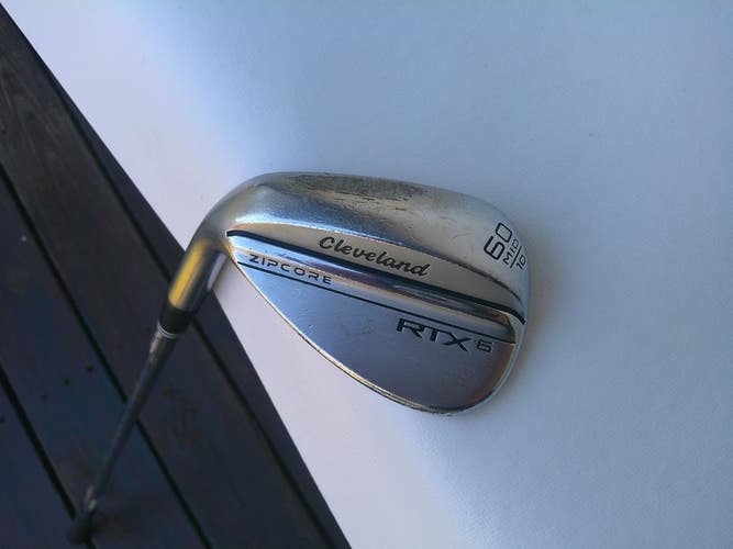 Cleveland RTX6 ZIPCORE 60.10* Lob Wedge w/ Wedge Flex Shaft - LEFTY