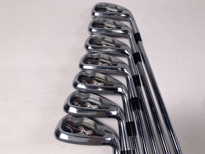 Callaway X Tour Iron Set 4-PW True Temper Dynamic Gold S300 Stiff No 7 iron RH