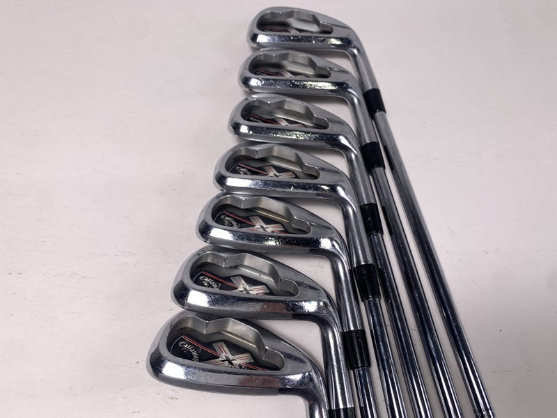 Callaway X Tour Iron Set 4-PW True Temper Dynamic Gold S300 Stiff No 7 iron RH