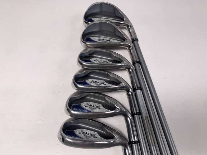 Callaway Big Bertha 2008 Iron Set 6-PW+SW 55g Ladies Graphite Womens RH