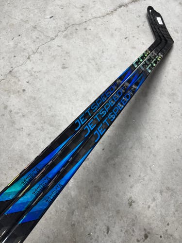 3 PACK 75 Flex P28M Senior CCM Jetspeed FT7 Pro Left Hand Hockey Stick Pro Stock (New) NCAA