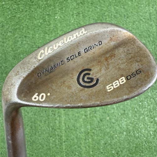 Cleveland 588 DSG Dynamic Sole Grind 60 Lob Wedge RTG+ Left Handed +1.5 Long