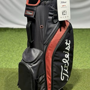 Titleist Cart 14 Golf Cart Bag TB22CT6 Graphite/Island Red/Black NEW!