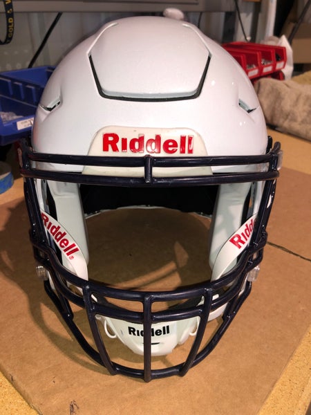 USED RIDDELL FLEX ADULT HELMET - MEDIUM - METALLIC WHIITE