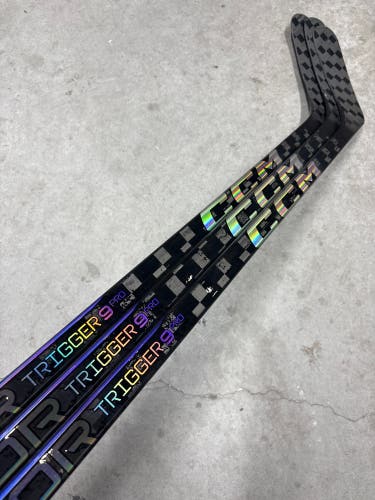 3 Pack P29M 85 Flex Senior CCM RibCor Trigger 9 Pro Left Hand Hockey Stick Pro Stock NCAA