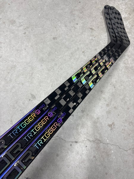 3 Pack P29M 85 Flex Senior CCM RibCor Trigger 9 Pro Left Hand Hockey Stick Pro Stock NCAA