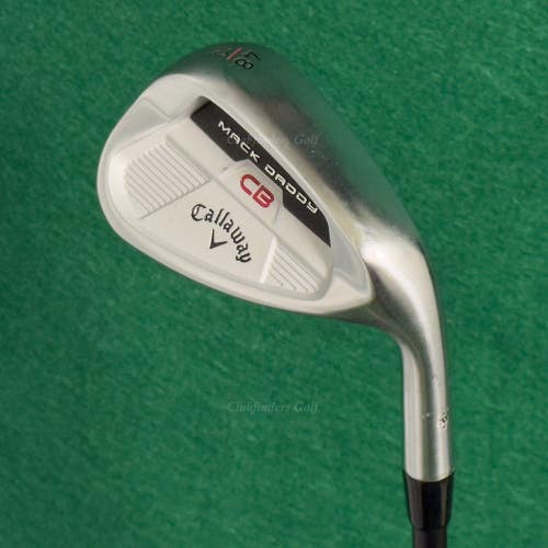 Callaway Mack Daddy CB Chrome 48-10 48 AW Wedge KBS Hi-REV G 80 Graphite Wedge