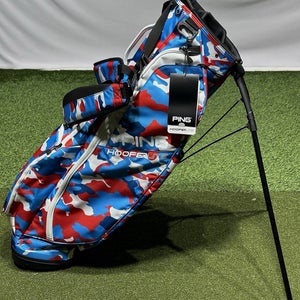 PING 2025 Hoofer Lite Stand Carry Golf Bag USA Camo 4-Way Divider NEW