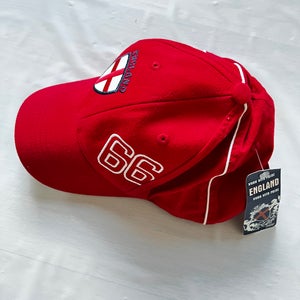 England 1966 World Cup Baseball Cap red Boy's Size 52 St George Cross Football
