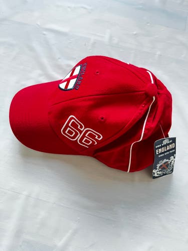 England 1966 World Cup Baseball Cap red Boy's Size 52 St George Cross Football