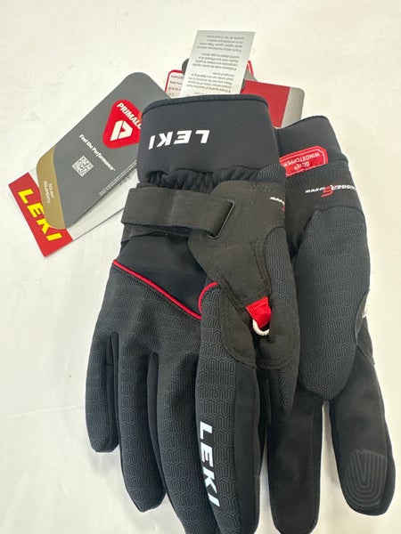 Black Medium Men's Leki Gloves (New)