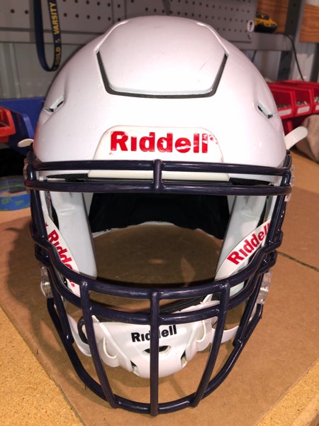 USED RIDDELL FLEX ADULT HELMET - XL - METALLIC WHIITE