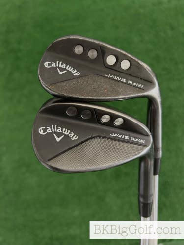 Callaway Jaws Raw Black 2 Wedge Set (54 & 58 Degrees)
