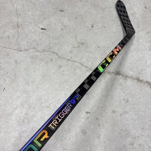 P28M 85 Flex Senior CCM RibCor Trigger 9 Pro Left Hand Hockey Stick Pro Stock NCAA