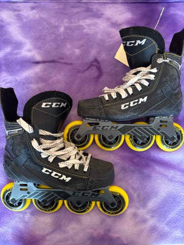 Senior CCM Super Tacks 9350 Inline Skates Regular Width Size 5 (Used)