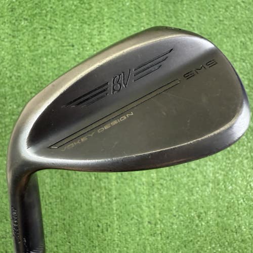 Titleist Vokey SM9 Jet Black Lob Wedge 60 12 D-Grind Steel Left Handed 35
