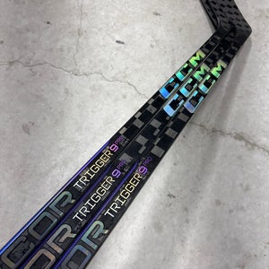 3 Pack P28M 85 Flex Senior CCM RibCor Trigger 9 Pro Left Hand Hockey Stick Pro Stock NCAA