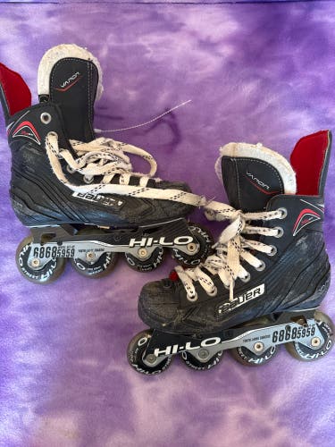 Junior Bauer Vapor XR300 Inline Skates Regular Width Size 1 (Used)