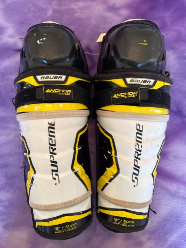 Senior Bauer Supreme 2S Pro Shin Pads 12" (Used)