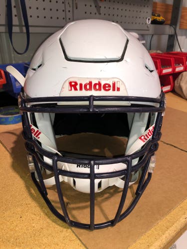 USED RIDDELL FLEX ADULT HELMET - XL - METALLIC WHIITE