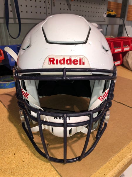 USED RIDDELL FLEX ADULT HELMET - XL - METALLIC WHIITE