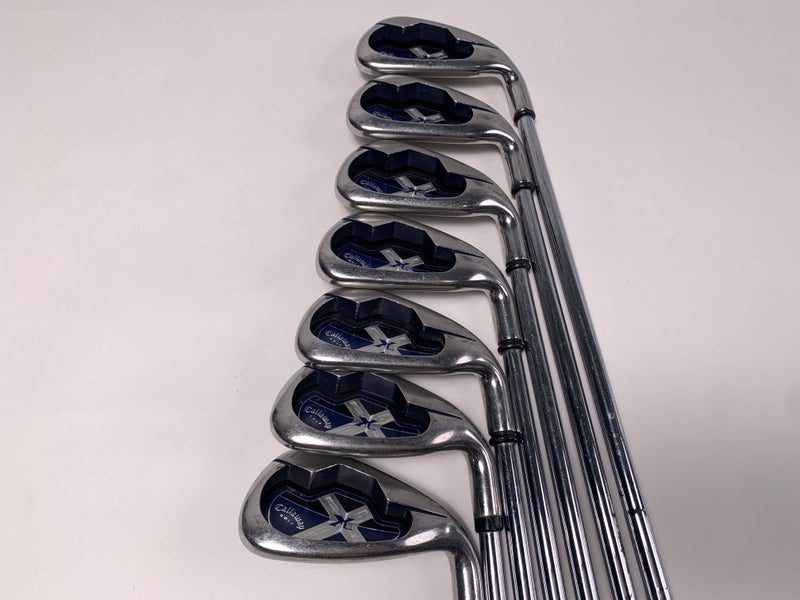 Callaway X-18 Iron Set 3-9 Uniflex Steel Mens RH