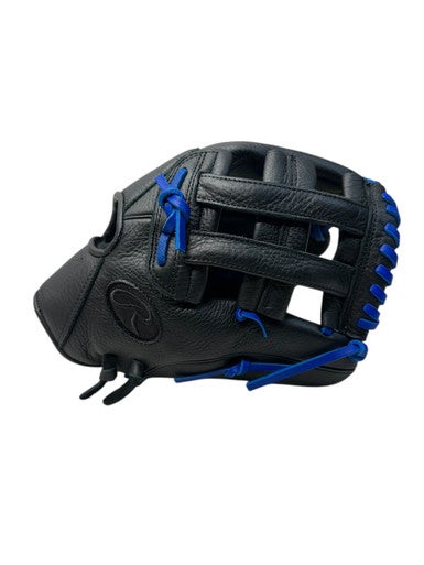 Used Rawlings RTD1225H BB/SB Glove RH Throw Black And Royal Blue 12 1/4" 11835-S000201836