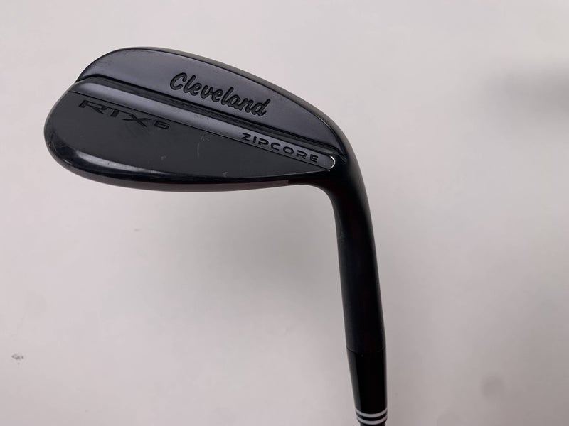 Cleveland RTX 6 ZipCore Black Satin Lob Wedge LW 56* 10 80g Wedge Mens RH NEW