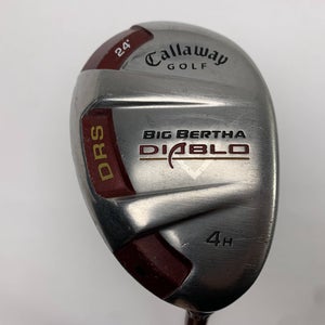 Callaway Big Bertha Diablo 4 Hybrid 22* Senior Graphite Mens RH
