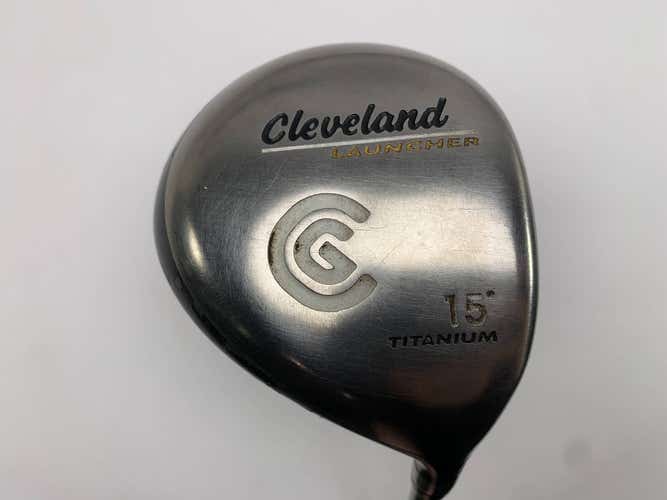 Cleveland Launcher 3 Fairway Wood 15* Aldila NV Green 65g Stiff Graphite Mens RH