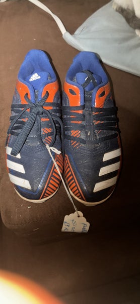 Blue Kids 13K (Little Kids) Youth Adidas Molded Cleats Cleats (Used)