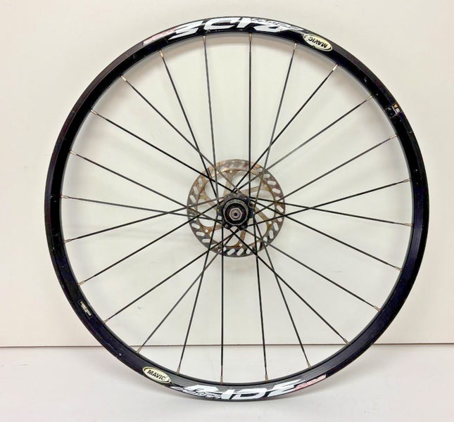 Mavic Cross Ride Disc 24-Bladed Spoke Black Aluminum 26" QR Mtn Bike Rear Wheel