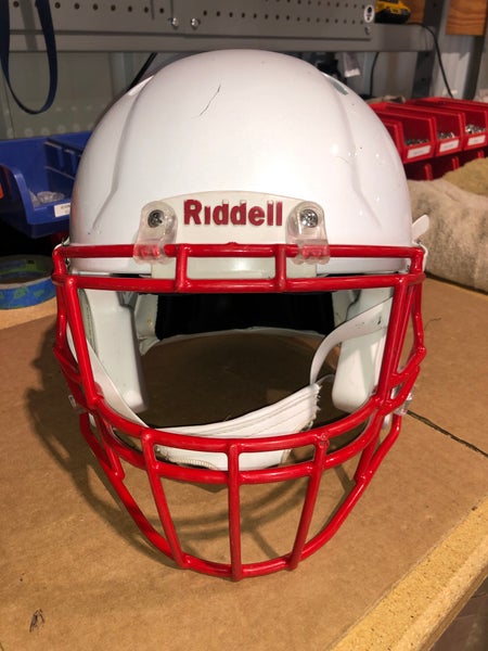 USED RIDDELL SPEED ADULT HELMET - LARGE - METALLIC WHITE
