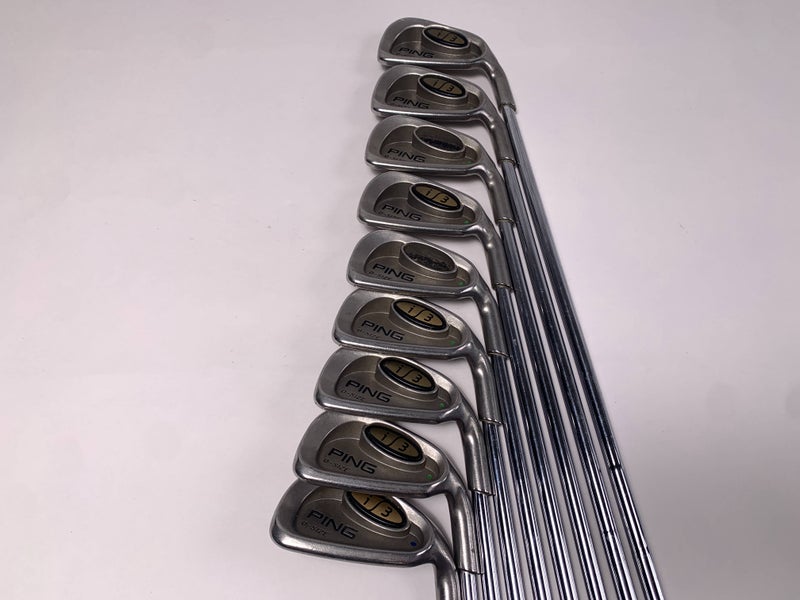 Ping i3 Oversize Iron Set 2-PW Green Dot 2* Up Cushin JZ Stiff RH +1/2''
