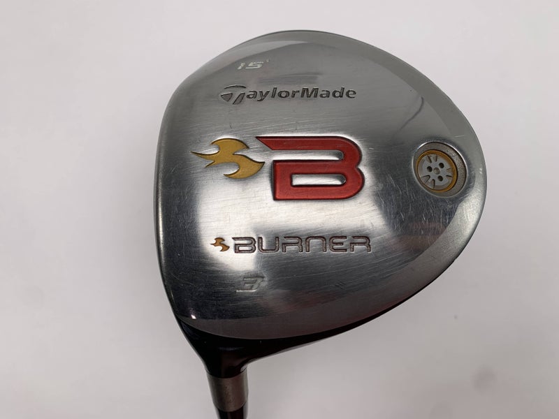 TaylorMade Burner 2008 3 Fairway Wood 15* REAX 49g Stiff Graphite Mens LH