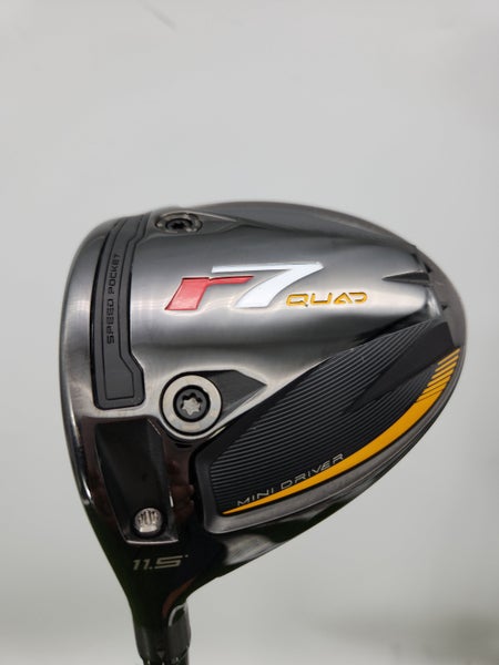 LEFTY 2025 TAYLORMADE R7 QUAD MINI DRIVER 11.5* REG FUJI SPEEDER MD 5-R +HC DEMO