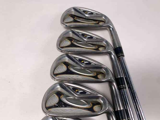 TaylorMade R7 Iron Set 5-PW+GW T-Step 90 Stiff Steel Mens RH