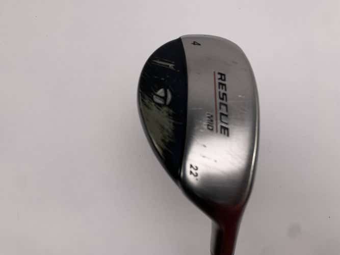 TaylorMade Rescue Mid 4 Hybrid 22* Light Metal Regular Steel Mens RH