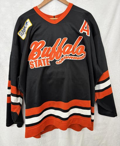 Buffalo State University Game-Used Team-Issued Hockey Jersey XL – Wear & Marks