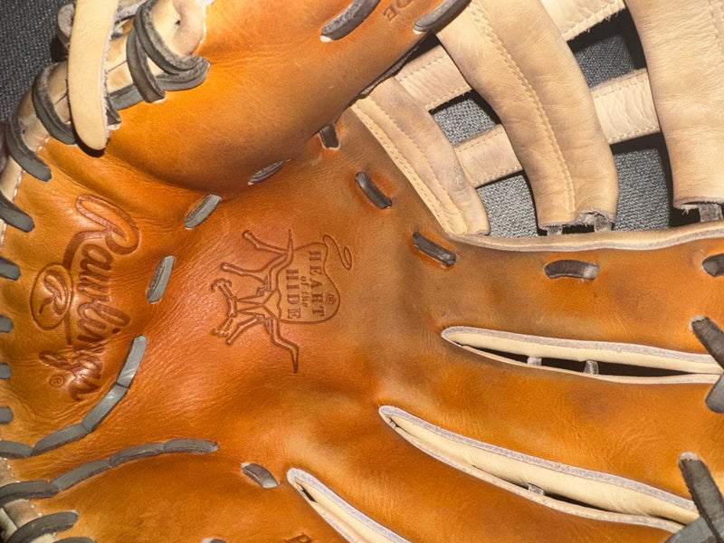 Rawlings Heart of the Hide RH Outfield Baseball Glove 12.75" (Used)