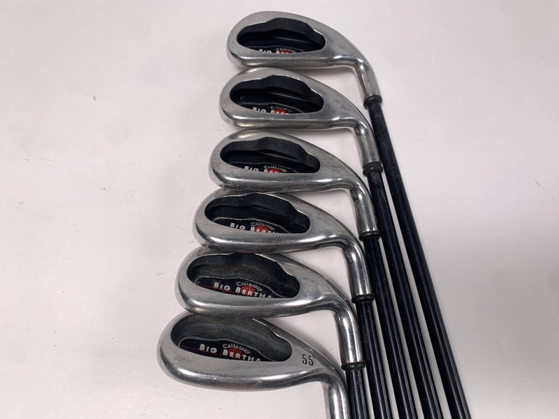 Callaway Big Bertha 2004 Iron Set 5-PW+SW RCH 75i Senior RH No 7 iron