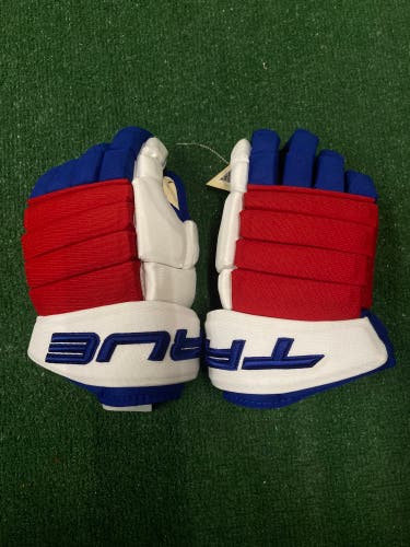 Senior True Gloves 13.5" New York Rangers Pro Stock (New)