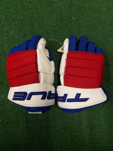 Senior True Gloves 13.5" New York Rangers Pro Stock (New)