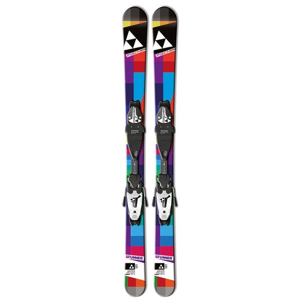 Kid's Fischer 111cm Park Stunner Skis With Fischer FJ4 Bindings (New)(SY2449)