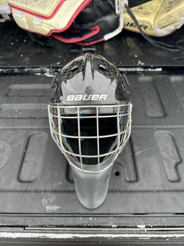 Senior Small Bauer NME 10 Goalie Mask (Used)