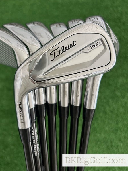 LH Titleist T350 Forged Iron Set 6-53 / Tensei Red A Flex Senior Graphite
