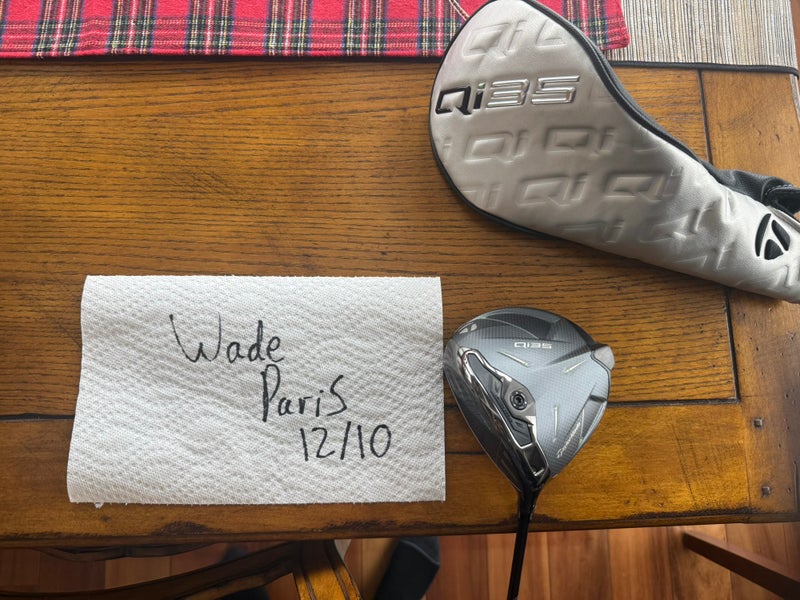 Men's 2025 TaylorMade Qi35 Left Hand Driver Stiff Flex 9 Loft (New)